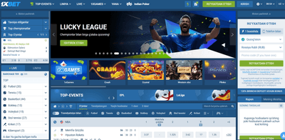 1xBet Uzbekistan bukmekerlik idorasi